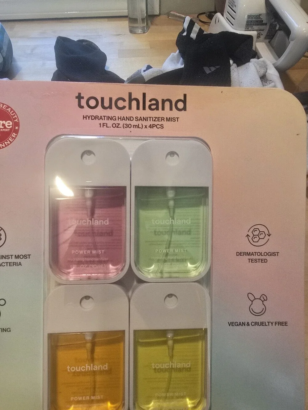 touchland Hydrating Hand Sanitizer Mist 4 Pack NIB